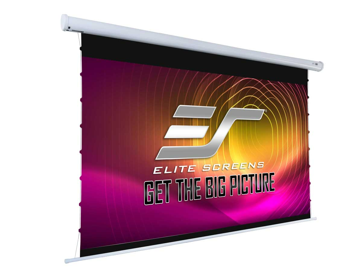 ELITE SCREENS 120 VMAX TAB TENSION 169 WHITE CASE ELITE SCREENS 120 VMAX TAB TENSION 169 WHITE CASE